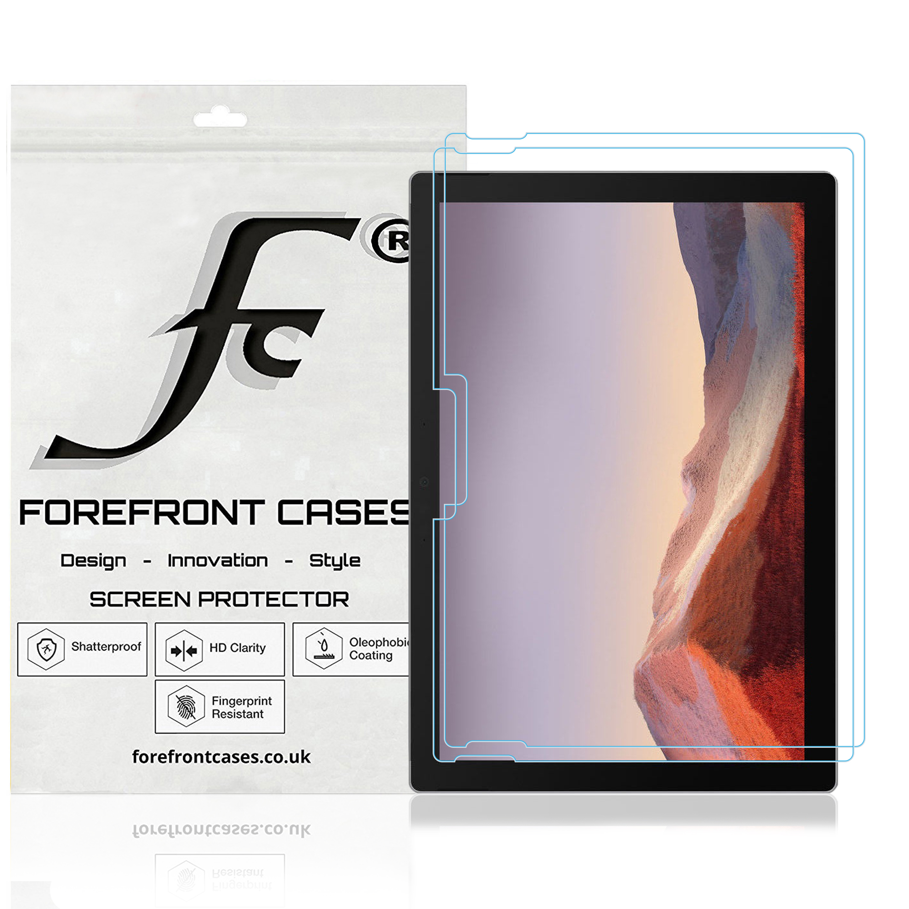 Microsoft Surface Pro 7 Screen Protector Cover Guard UltraThin HD